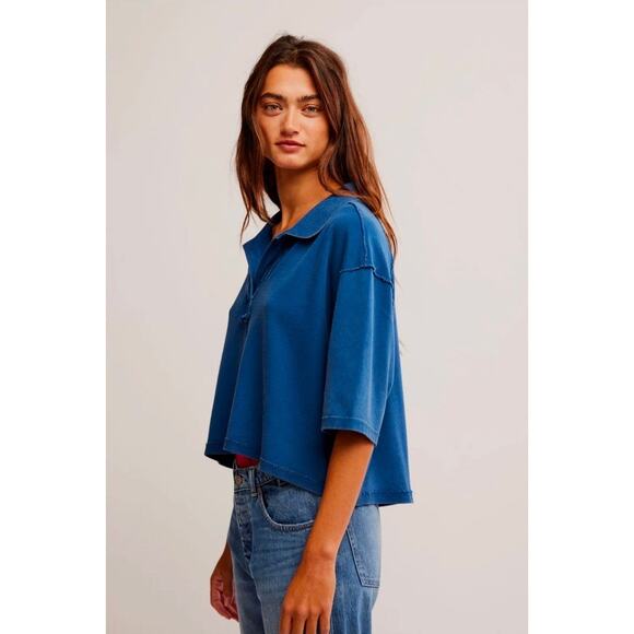 FREE PEOPLE DENMARK POLO Size Medium NWOT - Picture 4 of 4